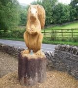 If you decide not to grind that stump....perhaps you could turn it into a work of art.